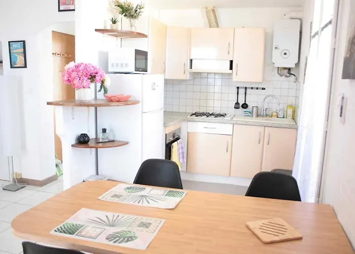 شقة Le Cocon Nicois Cozy Et Lumineux Avec Parking نيس
